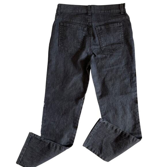 Gloria Vanderbilt Women Amanda Classic Jeans 6P Tapered Slim Gray Rinse Mid Rise - Picture 3 of 7